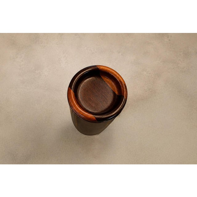 Mid-Century Modern 1960sBrazilian Modern Wine Holder with Lid in Rosewood & Imbuia Wood by Jean Dobré, 1960s - Lot 940 For Sale - Image 3 of 18