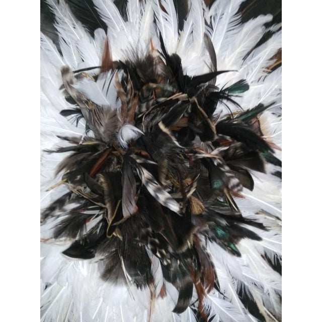 Mid-Century Modern Juju Hat Natural and White of 31" - 80 Cm For Sale - Image 3 of 6