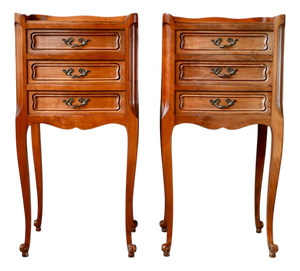 Louis XVI Style Bedside Tables, 1930s, Set of 2