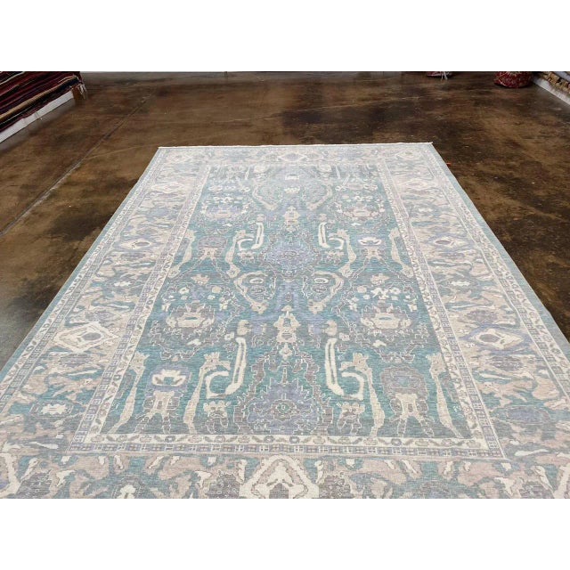 2020s Turkish Oushak Area Rug 8'6" X 12'0" For Sale - Image 5 of 13