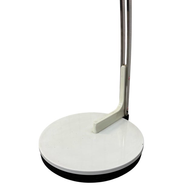 Metal Mid-Century Italian Modern Goffredo Reggiani Chrome Floor Lamp For Sale - Image 7 of 10