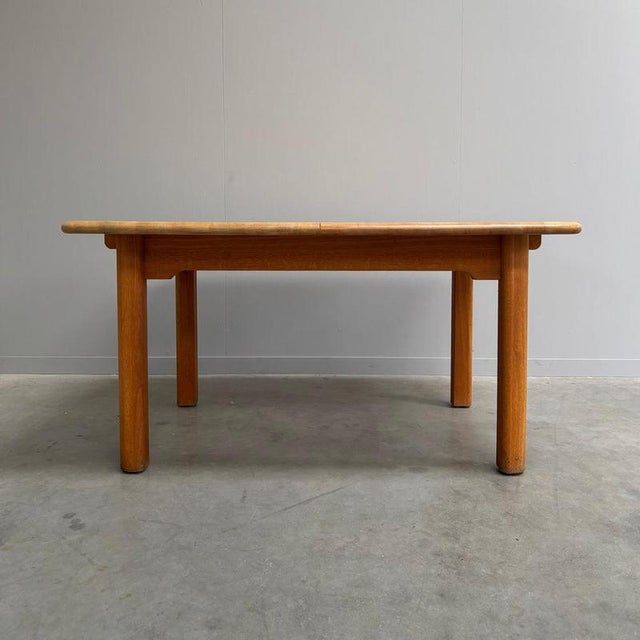 Large Oak Dining Table by Wasa, 1990s For Sale - Image 3 of 15