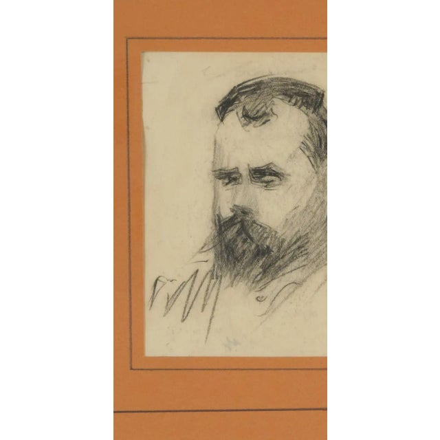 Drawing of a Man, England Circa 1900 For Sale - Image 4 of 4