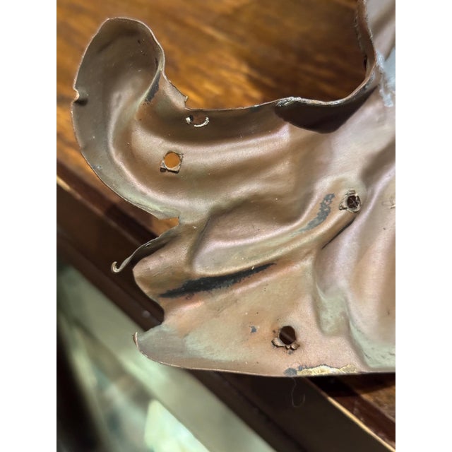 19th Century Copper Lion Victorian Ceiling Corice Piece For Sale - Image 9 of 18