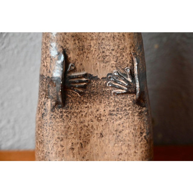 Anthropomorphic Stoneware Bottle Vase, 1960s For Sale - Image 4 of 11