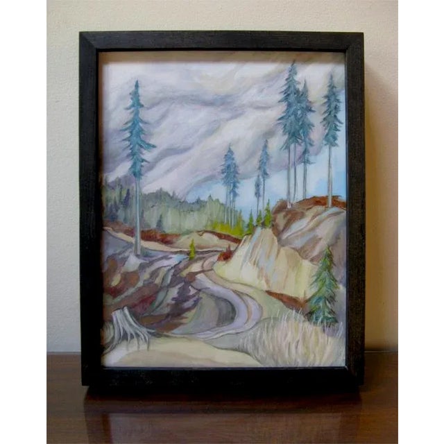 Contemporary "Sunbreak" Contemporary Pacific Northwest Landscape Oil Painting For Sale - Image 3 of 4