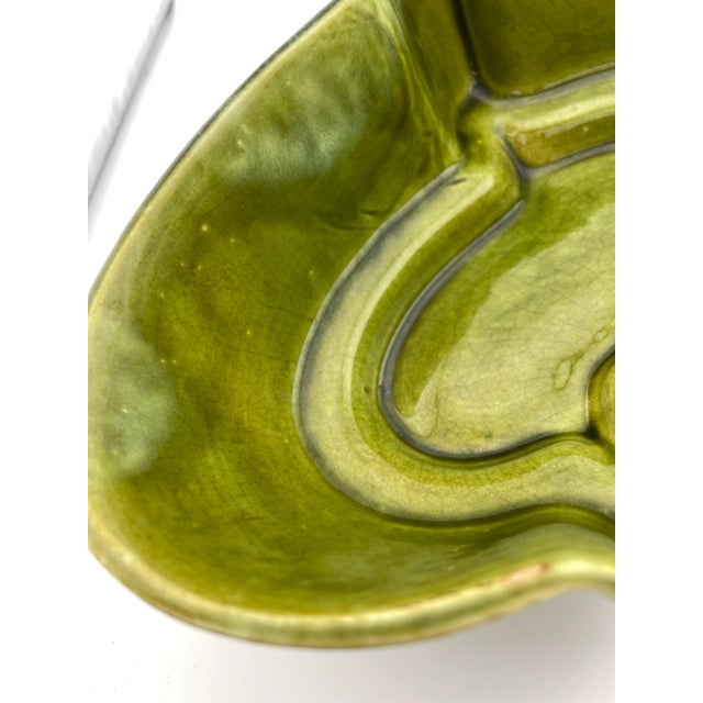 Mid 20th Century Green Glazed Covina Pottery Dish/Planter For Sale - Image 12 of 12
