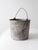 This vintage 8-quart galvanized metal bucket features a classic utilitarian shape and a curved metal handle for easy...