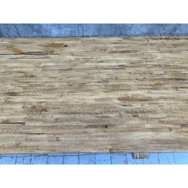 1950s Oak Farmhouse Refectory Dining Table, 1950s For Sale - Image 5 of 11