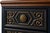 1970s Vintage 1970s Drexel-Attributed Lowboy Dresser — Custom Midnight Blue & Gilded Finish, 4-Bank Drawer Configuration For Sale - Image 5 of 7