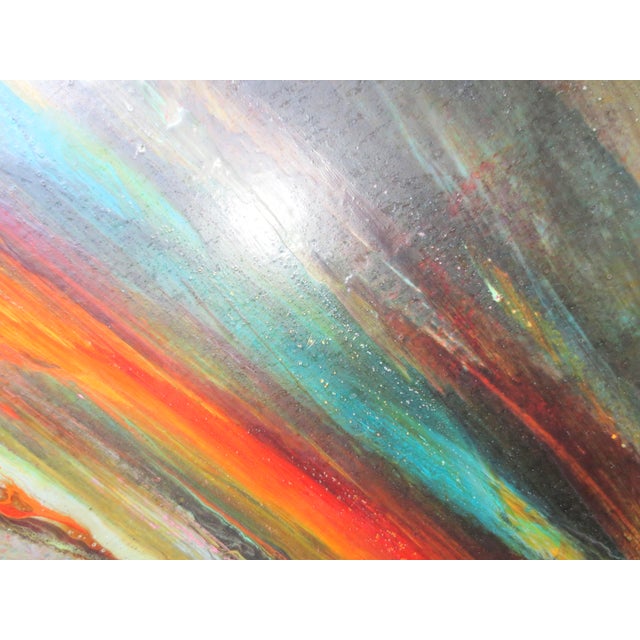 Leonardo Nierman Oil on Panel Painting 1969 For Sale - Image 13 of 15