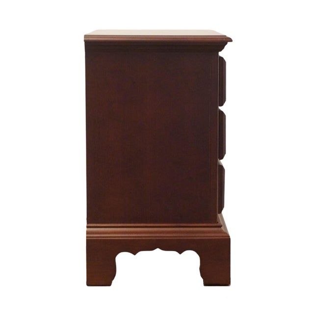 American Drew Cherry Contemporary Traditional Style 26" Three Drawer Nightstand 761-413 For Sale - Image 12 of 12