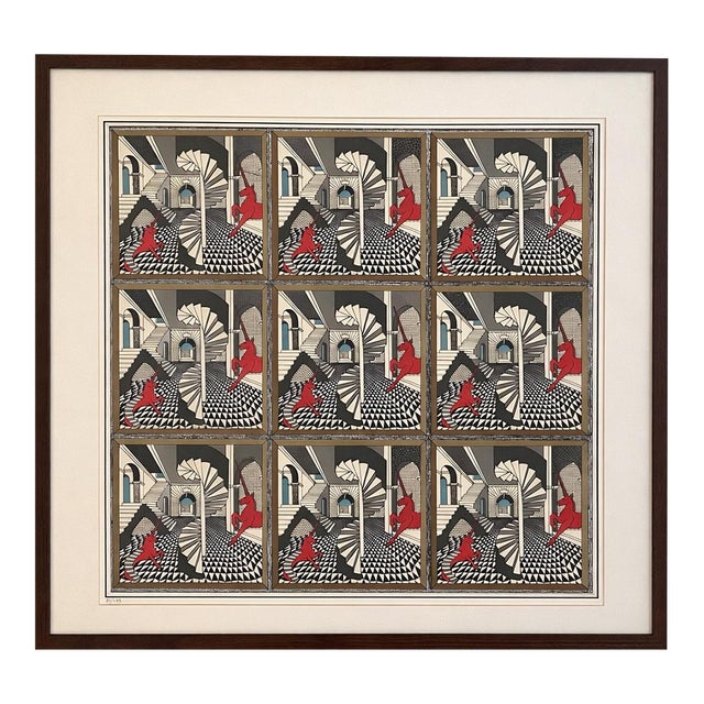 Pedro Friedeberg, Serigraph on Paper (Framed) Edition: 71/175 “Ya Conocimos a Diaghilev,” 1974 For Sale