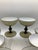 Carlo Moretti Vintage Carlo Moretti Italy Smoke Taupe White Cased Glass Champagne Coupes Glasses - Set of 8 For Sale - Image 4 of 6