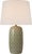 Transitional Chapman & Myers by Visual Comfort Signature Samara 30" Table Lamp in Dusted Mint with Linen Shade For Sale - Image 3 of 3