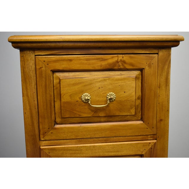 Legacy 4 Drawer File Cabinet - Light Brown Walnut For Sale - Image 10 of 10