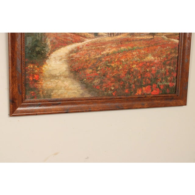 Early 21st Century Ruane Manning 'Tuscan Palette' Giclee Canvas Print, Custom Framed For Sale - Image 9 of 13