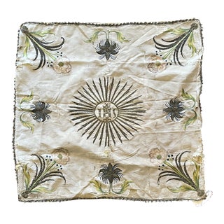 18th Century French Silk Altar Cloth For Sale