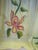 Orchid Tropical Floral Hand Painted on Silk Chiffon Throw For Sale - Image 11 of 12
