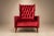 Giuseppe Scapinelli Armchair in Hardwood & Ruby Cotton Velvet, Brazil, 1956 For Sale - Image 13 of 18