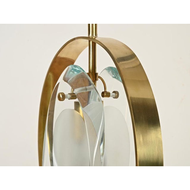 Fontana Arte Model 1933 Pendant Light by Max Ingrand for Fontana Arte, Italy, 1961 For Sale - Image 4 of 18