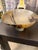 Tan Hand Carved Horn Bowl With Horn Handles and Base For Sale - Image 8 of 8