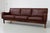 Danish Modern Leather and Rosewood Sofa by Eran, 1960s. Fantastic Scandinavian Mid-Century Modern large three-seater sofa...