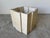 1980s Postmodern Style Beige Marble Square Coffee Table For Sale - Image 10 of 12