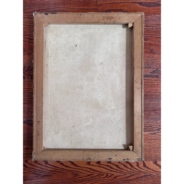 Early 20th Century Vintage Oil on Canvas Dancing Ladies Signed Art For Sale - Image 5 of 10