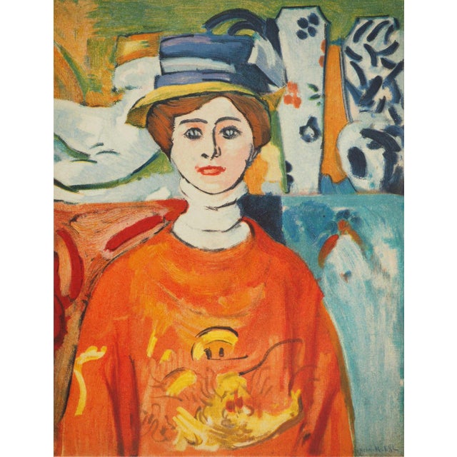 Modern Henri Matisse, the Woman with Green Eyes, Lithograph For Sale - Image 3 of 6