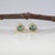 1Ct Montana Sapphire Earrings With Earth-Mined Diamond Accents: Solid 14k Gold For Sale - Image 4 of 8