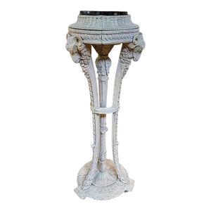 19th Century French Ram’s Head Tripod Pedestal