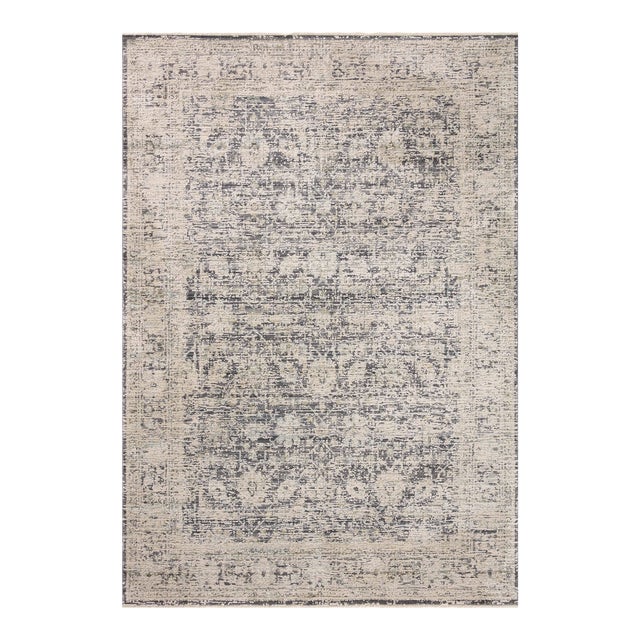 Amber Lewis x Loloi Alie Charcoal / Beige 7'-10" x 10' Area Rug For Sale