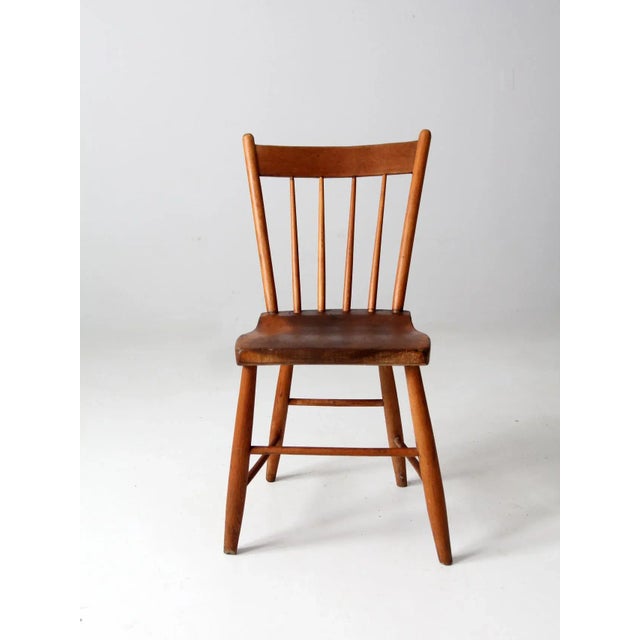 Antique Primitive Farmhouse Chair For Sale - Image 6 of 12