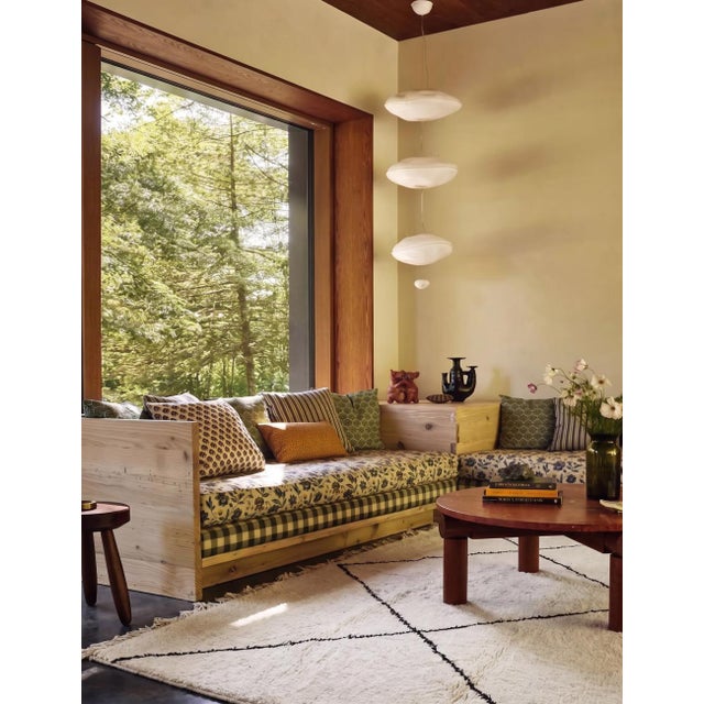 Classic Diamond Berber Wool Rug - For Sale In Cleveland - Image 6 of 6