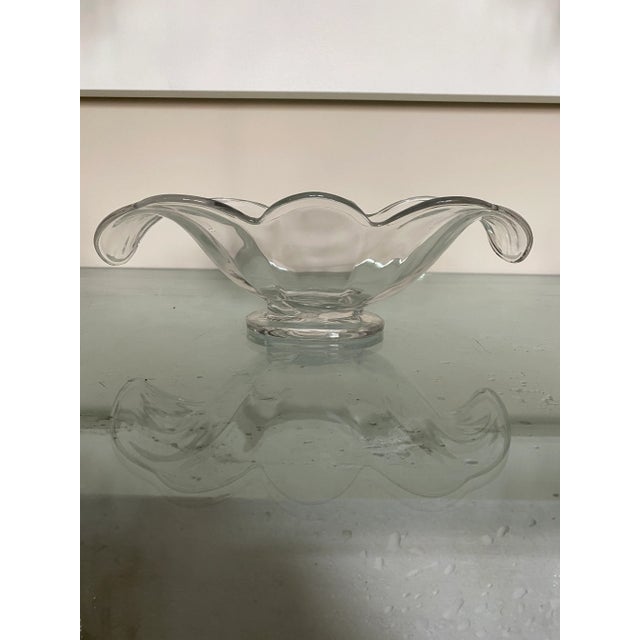 Art Deco Vintage Heisey Glass Bowl For Sale - Image 9 of 9