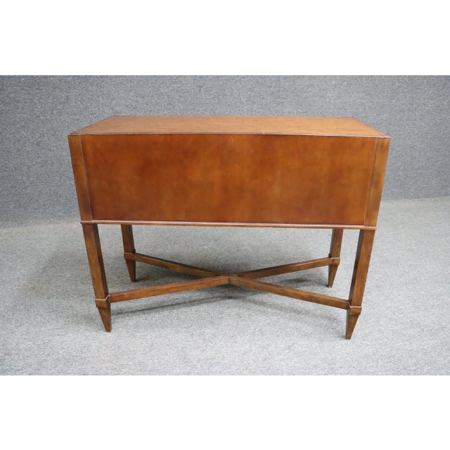 Contemporary Mediterranean Cherry Credenza For Sale In Philadelphia - Image 6 of 10