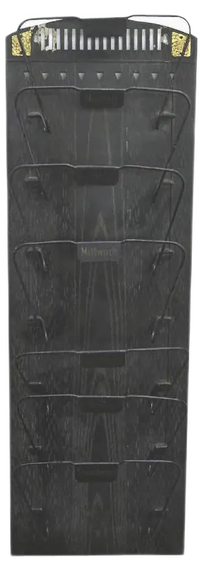 Art Deco German Metal Newspaper and Letter Rack, 1930s