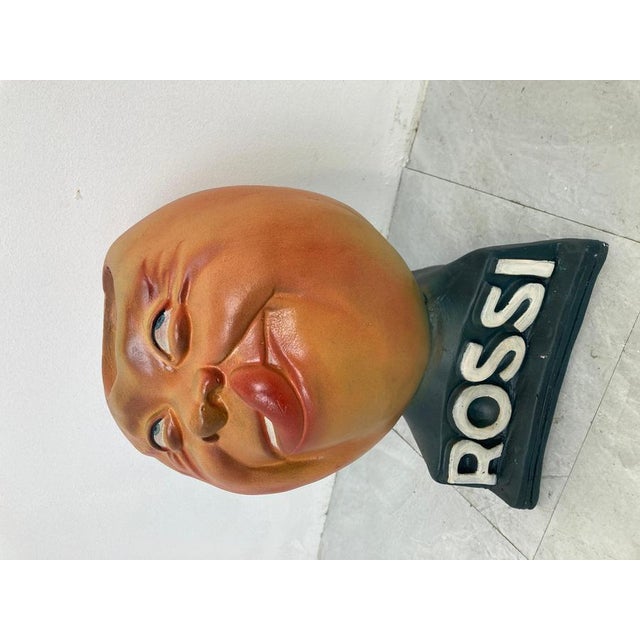 1960s Martini Rossi Advertising Sculpture or Bust, 1960s For Sale - Image 5 of 9