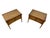 Mid-Century Modern Lane Walnut & Rosewood Nightstands - Set of 2 For Sale In Philadelphia - Image 6 of 10