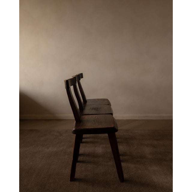 Vintage T Dining Chairs from Aranjou, 1960s, Set of 3 For Sale - Image 4 of 18