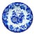 Vintage Delft De Porceleyne Fles Plate, Fruit and Vegetable Pattern Plate For Sale