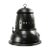 Large Vintage Black Enamel Pendant Light For Sale