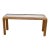 Pencil Reed Bamboo Console Table For Sale