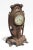 1900 - 1909 1900s French Art-Nouveau Bronze Clock Depicting a Woman Face and Two Rooster Heads For Sale - Image 5 of 12
