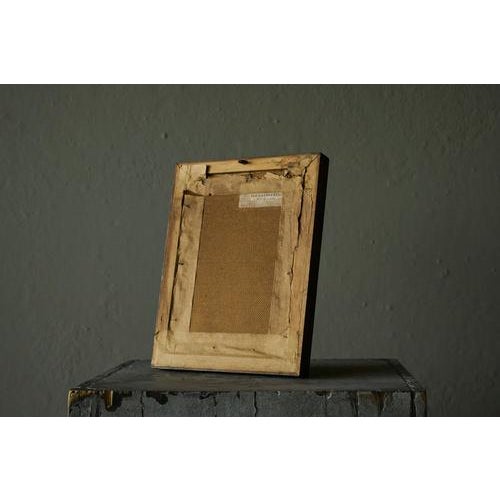 Belgian Interbellum Artist, Portrait of a Woman in Flowered Bonnet, 1920s-1940s, Oil Painting, Framed For Sale - Image 9 of 11