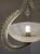 Gold Vintage Italian Murano Glass Chandelier in Reticello Glass from Barovier & Toso, 1940s For Sale - Image 8 of 12