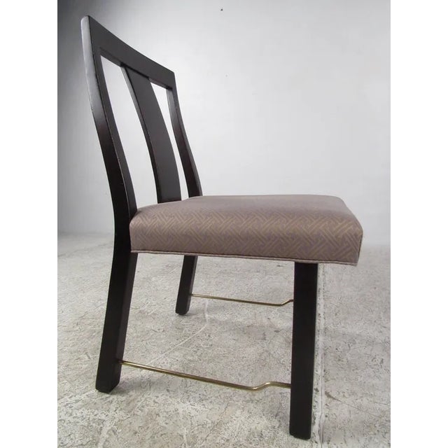 Mid 20th Century Mid 20th Century Edward Wormley Dining Chairs for Dunbar- Set of 6 For Sale - Image 5 of 6