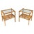 Mid-Century Side Tables in Rattan, Bamboo and Smoked Glass, Italy, 1970s, Set of 2 For Sale - Image 13 of 13