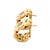Chopard Chopard Happy Diamond Earrings 18k Gold & Gems Huggie Half Hoop, 2 pieces For Sale - Image 4 of 7